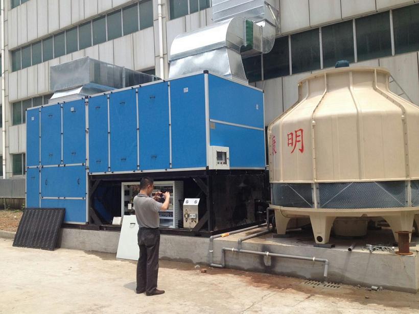 百奧特種除濕機-組合式空氣冷凍除濕機正式投入使用