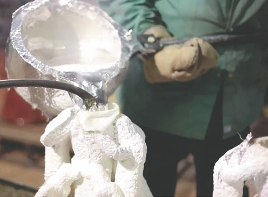 溶模鑄造使用PARKOO除濕機可以在短時間內加快完成干燥