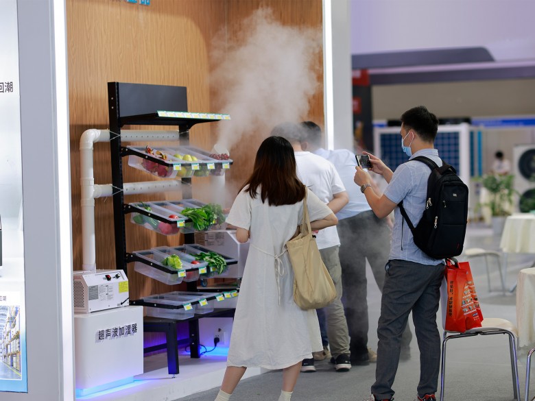 百奧在CRH2022展出的超聲波加濕系統